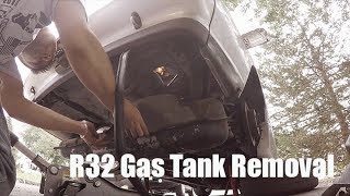 How to Remove and Install a R32 Skyline Gas Tank [upl. by Leilani]