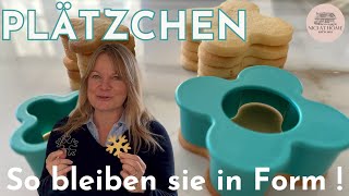 Mit diesem Plätzchenteig Rezept behalten Plätzchen ihre Form [upl. by Kilby]