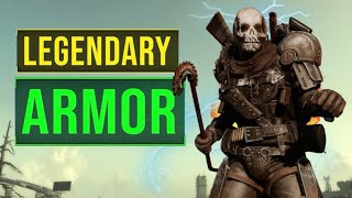 Top 10 BEST LEGENDARY Armour Set Locations Fallout 4 [upl. by Inhsor968]