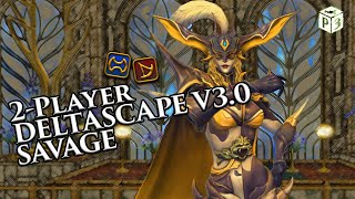 2Player Deltascape V30 Savage  Halicarnassus  Warrior amp Summoner  FFXIV [upl. by Astrid]