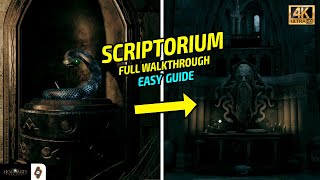 EASY GUIDE Slytherins Scriptorium FULL Walkthrough Story Mission  Hogwarts Legacy [upl. by Auqinu]