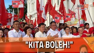 Tiong arrives to back caretaker Penang CM [upl. by Eniamrehc]