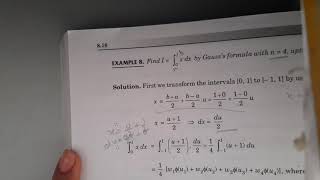 Gauss quadrature formula  ch 8 lecture 4 [upl. by Ahsiaa]