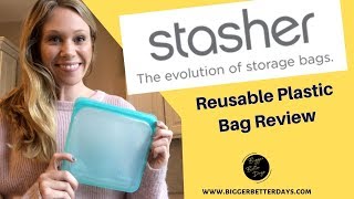 Stasher Bag Review Shark Tank Approved Reusable Plastic Bag [upl. by Angelita]