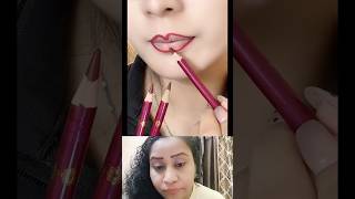 Pencil Lipstick 💋 Tutorial  2 in 1 pencil lipliner and lipstick lipstick trending shorts [upl. by Genni]