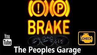 How to Fix a Red Brake Light On Your Dash [upl. by Annirok973]