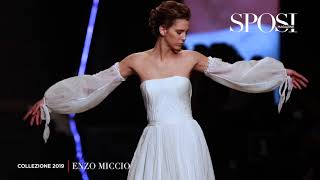 Abiti da sposa Enzo Miccio 2019 il video della sfilata [upl. by Noirred]