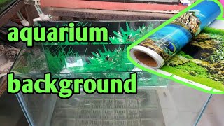 how to paste aquarium background poster [upl. by Elsworth755]