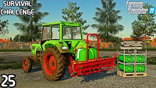 Spraying HERBICIDE on FIELDS with Biardzki  SURVIVAL CHALLENGE  OSADA  EP 25 [upl. by Radbourne]