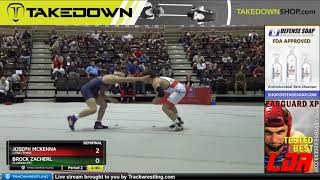 65 KG Joseph McKenna LVWCTMWC Vs Brock Zacherl Clarion RTC [upl. by Kreegar720]