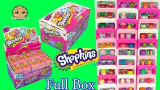 Shopkins Stack Challenge  Full Complete Season 4 Box of 30 Surprise Blind Bags  Cookieswirlc [upl. by Anitrak946]