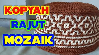 Kopyah Rajut Mozaik [upl. by Merridie]