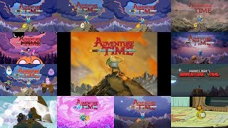 All The Adventure Time Intros At The Same Time 60fps [upl. by Wallas]