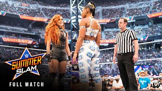 FULL MATCH Bianca Belair vs Becky Lynch — SmackDown Womens Title Match SummerSlam 2021 [upl. by Dublin]