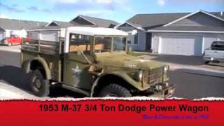 1953 M37 DODGE POWER WAGON [upl. by Ynagoham43]