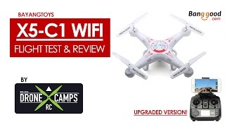 X5C1 Wifi Quad  Review amp Flight Test [upl. by Reeves897]