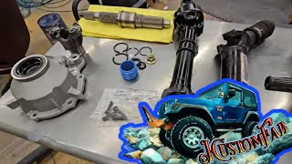 Getting driveline vibration or bidding on a lifted 8706 TJ YJ XJ jeep NP231 Slip Yoke Eliminator [upl. by Inaffyt723]