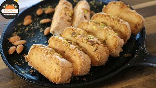 Almond Flour Biscotti Recipe 100 Gluten Free  Almond Cake Rusk [upl. by Onil]