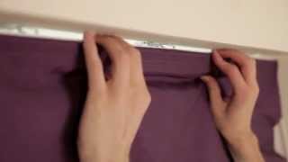 How to install a swing bracket roman blind [upl. by Prem]