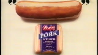 Walls Pork Sausages advert  Broadcast 2nd May 1998 UK [upl. by Meeharb]