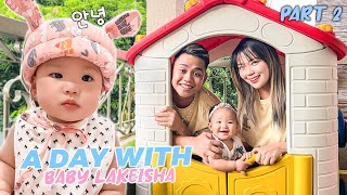 A Day With Baby Lakeisha  Part 2  Carlyn Ocampo [upl. by Adnoryt375]