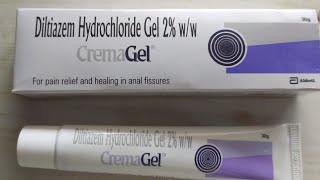 CremaGel Uses  Diltiazem Hydrochloride Gel All Details [upl. by Magbie]