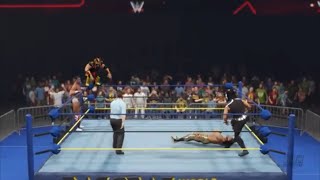 Ultimo Dragon amp British Bulldog Vs Eddie Guerrero amp Psicosis Wcw 2k23 [upl. by Nepets]