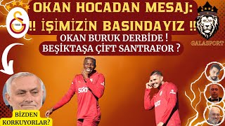 Galatasarayda Okan Buruk Taburcu Oldu  Beşiktaş Maçında Okan Hoca Sahada  Morinho Yine Güldürdü [upl. by Reinaldos515]