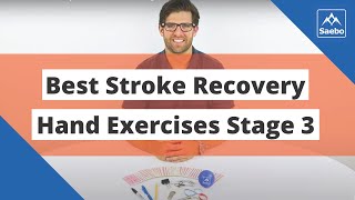 Best Stroke Recovery Hand Exercises  Stage 3 [upl. by Limaj755]