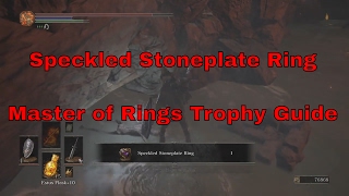 Dark Souls III  Speckled Stoneplate Ring location Master of Rings Trophy [upl. by Haret]