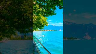 🇨🇭Wonderful view on the lake  City of Vevey  Switzerland🇨🇭 [upl. by Baylor]