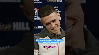 FWA Footballer of the Year Phil Foden’s Toughest Title Defence Vs Liverpool or Vs Arsenal five [upl. by Dwayne]