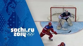 Ice Hockey  Mens Group A  Russia v Slovakia  Sochi 2014 Winter Olympics [upl. by Layor]