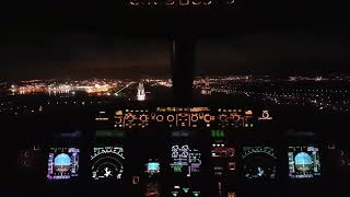 Pilot Cockpit View during Landing at Brussels Airport In storm Airbus A319 [upl. by Alekim]