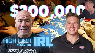 NEW Dana White Pulls Stevewilldoit Out Of Debt All While Winning 200000 High Limit reaction [upl. by Dara848]