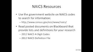 NAICS Codes and What They Mean [upl. by Oiril953]