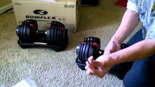 Bowflex SelectTech 552 Dumbbells Unboxing [upl. by Reivazx]