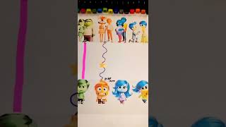 Inside Out 2 Parents and Children Matching Challenge  art trending viral shorts challenge [upl. by Emsoc]