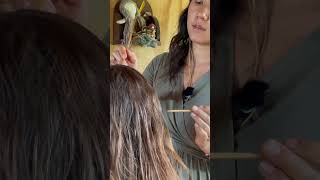 Is your scalp tingling yet scalpcheck asmr asmrmassage [upl. by Aikram]