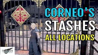 Corneos Stash ALL 3 locations Corneos Secret Stash Side Quest FF7 Remake [upl. by Ahsirpac]