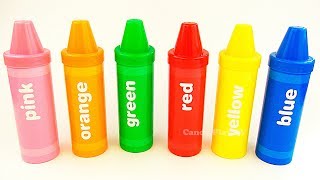 Learn Colours with Pencil Surprises And Toys  Learn Colors With PEZ Dispenser Surprise toys [upl. by Aleicarg]