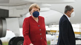 Merkel zum G7Gipfel in Cornwall eingetroffen  AFP [upl. by Socha]