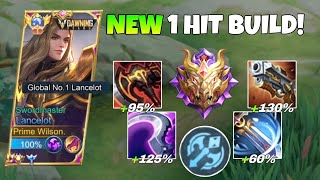 NEW UPDATE LANCELOT 1SHOT BUILD TUTORIAL  SUPER AGGRESSIVE GAMEPLAY INSANE DAMAGE😱🔥 [upl. by Dolora679]