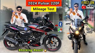 2024 Bajaj Pulsar 220F Digital Meter Mileage Test  Shocking Result 😱  New Pulsar 220F Mileage Test [upl. by Egres]