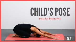 How to do childs pose  Yoga for beginners  5 minute yoga [upl. by Paolina]