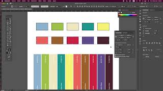 Cartela da cores digital NYC SS25  Pantone TCX Adobe Illustrator [upl. by Ativel]