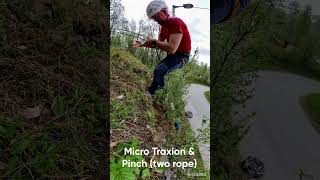 Top rope solo with Edelrid Pinch amp Micro Traxion on small «wall» [upl. by Tierney]