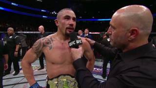 UFC 213 Robert Whittaker amp Michael Bisping Exchange Words In The Octagon [upl. by Coonan140]