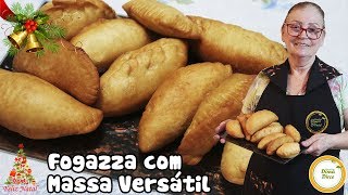 Como Fazer Fogazza  Como Fazer Fogaça  Pastel com Massa Coringa 293 [upl. by Jaddan157]