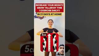 1 best exercise to increase height  height weightloss youtubeshorts shorts viralvideo fit [upl. by Epperson]